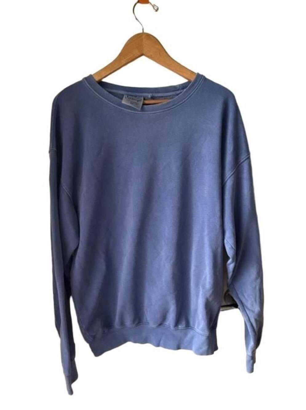 Vintage Collection Solid Blue Crewneck Sweatshirt XL